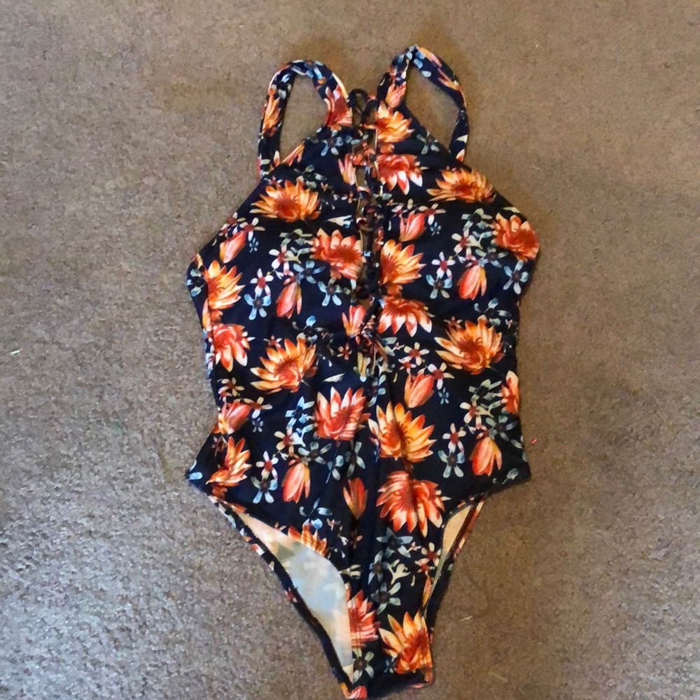 Floral One Piece Swimsuit